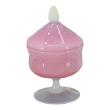 Pink opaline candy box