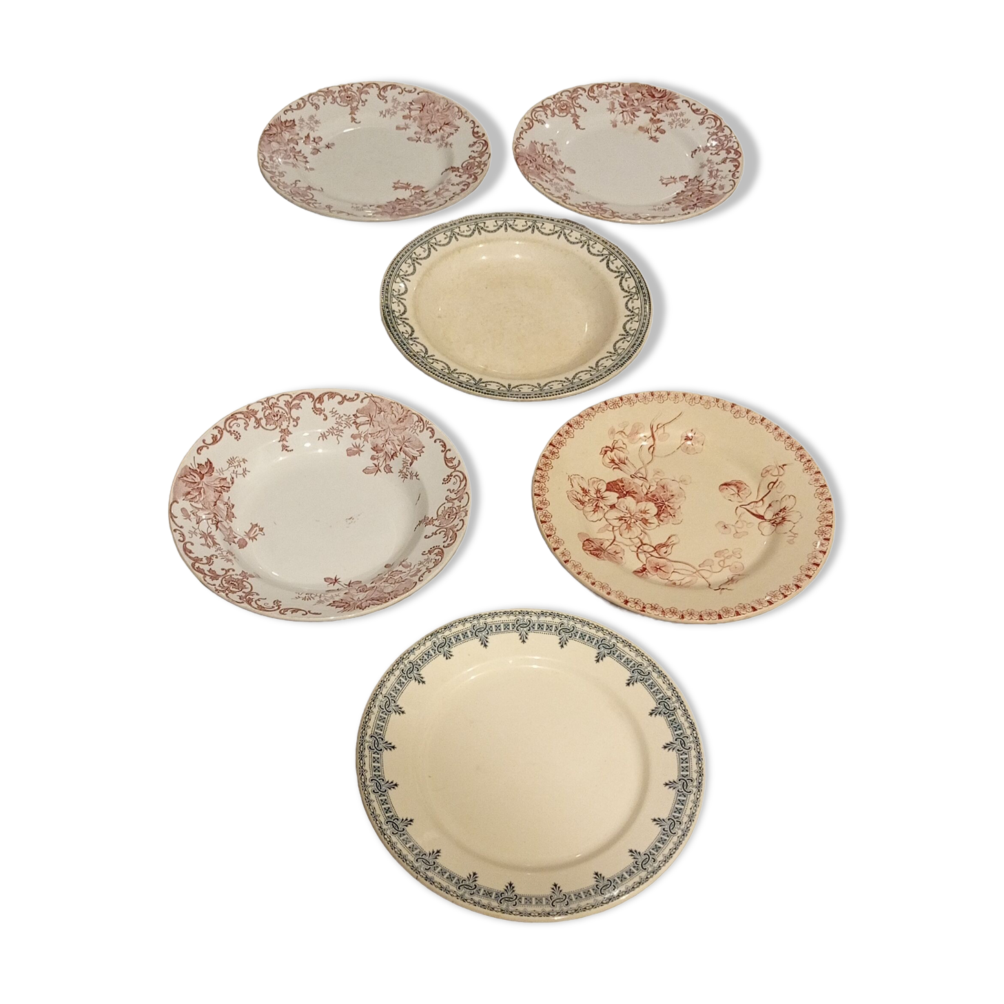 Lot plates iron earth