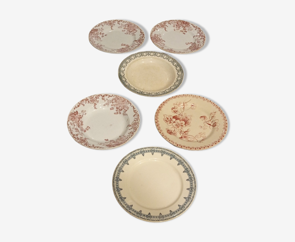Lot assiettes terre de fer