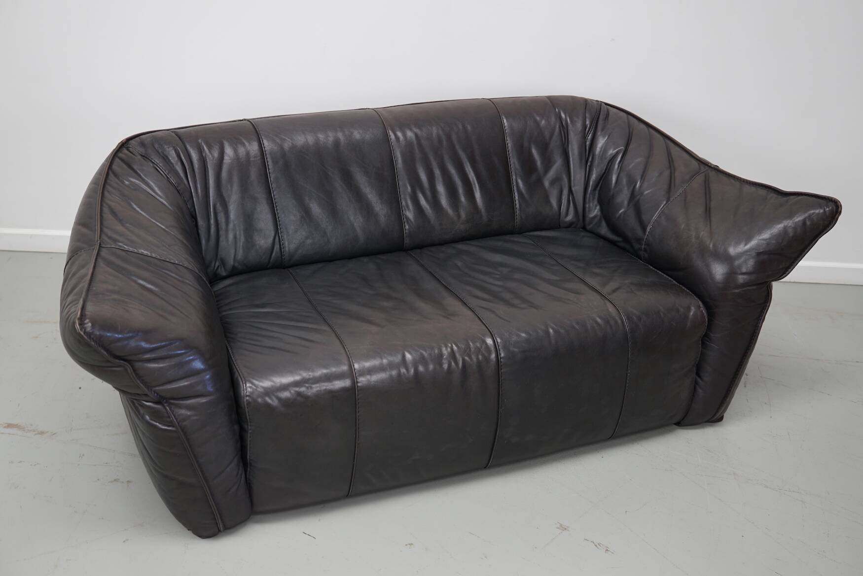 Brown Leather Andes Sofa by Gerard van den Berg for Montis, 1970s