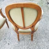 Pair of medallion chairs