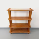 Vintage elm bookcase from the 80s