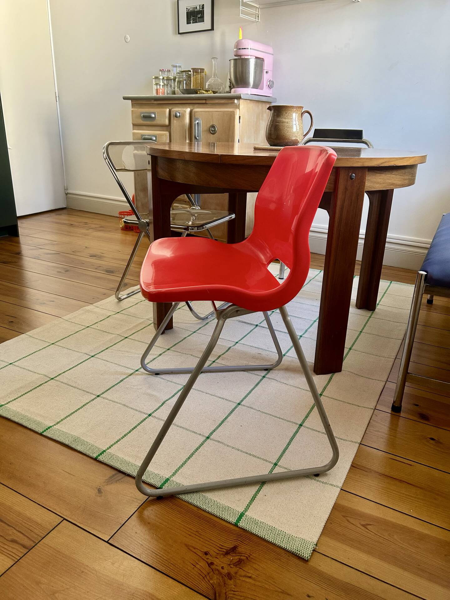 Red vintage 90's Ikea chair