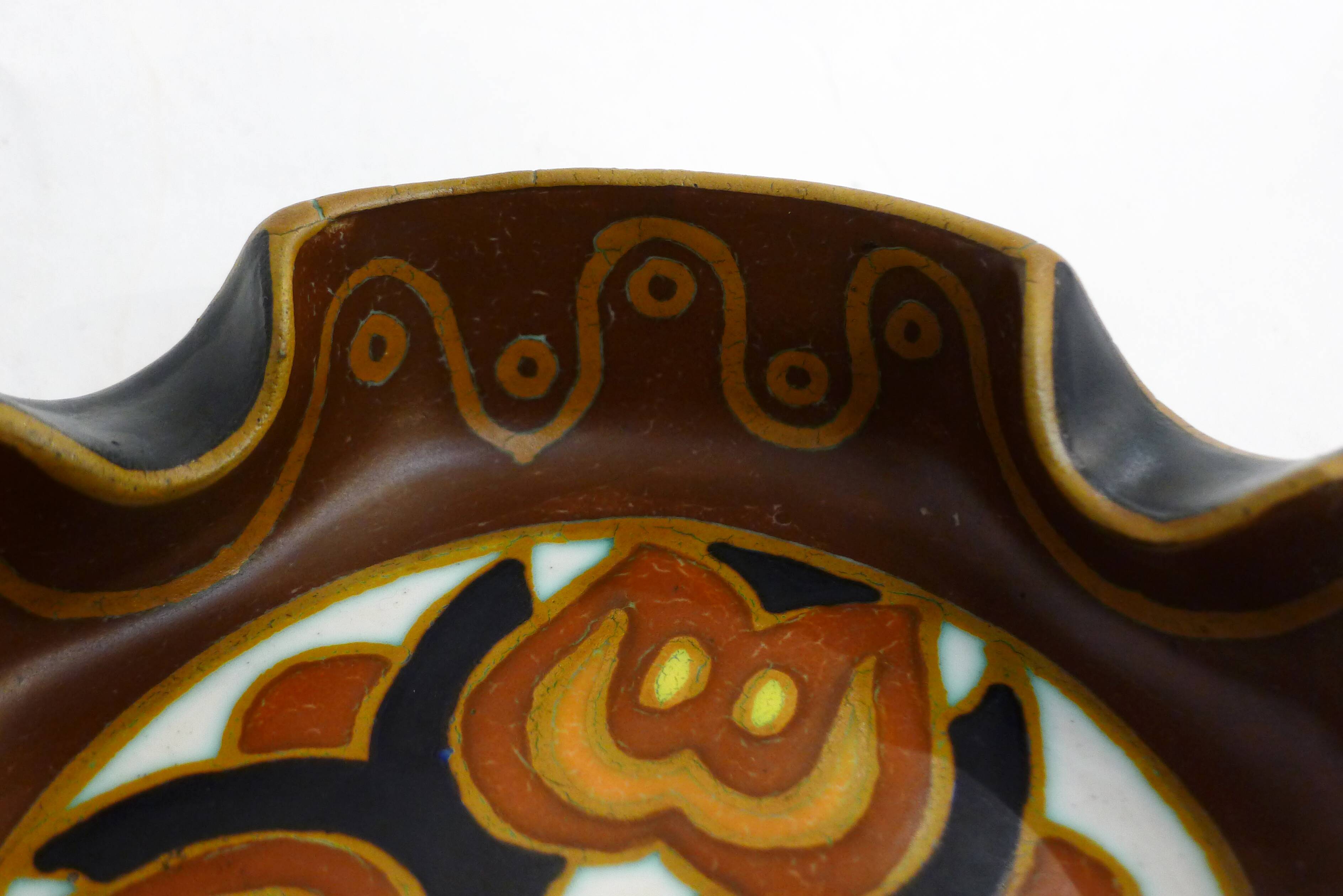 Boch Keramis Art Deco Ashtray