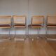 4 chaises Cesca B32 de Marcel Breuer années 70