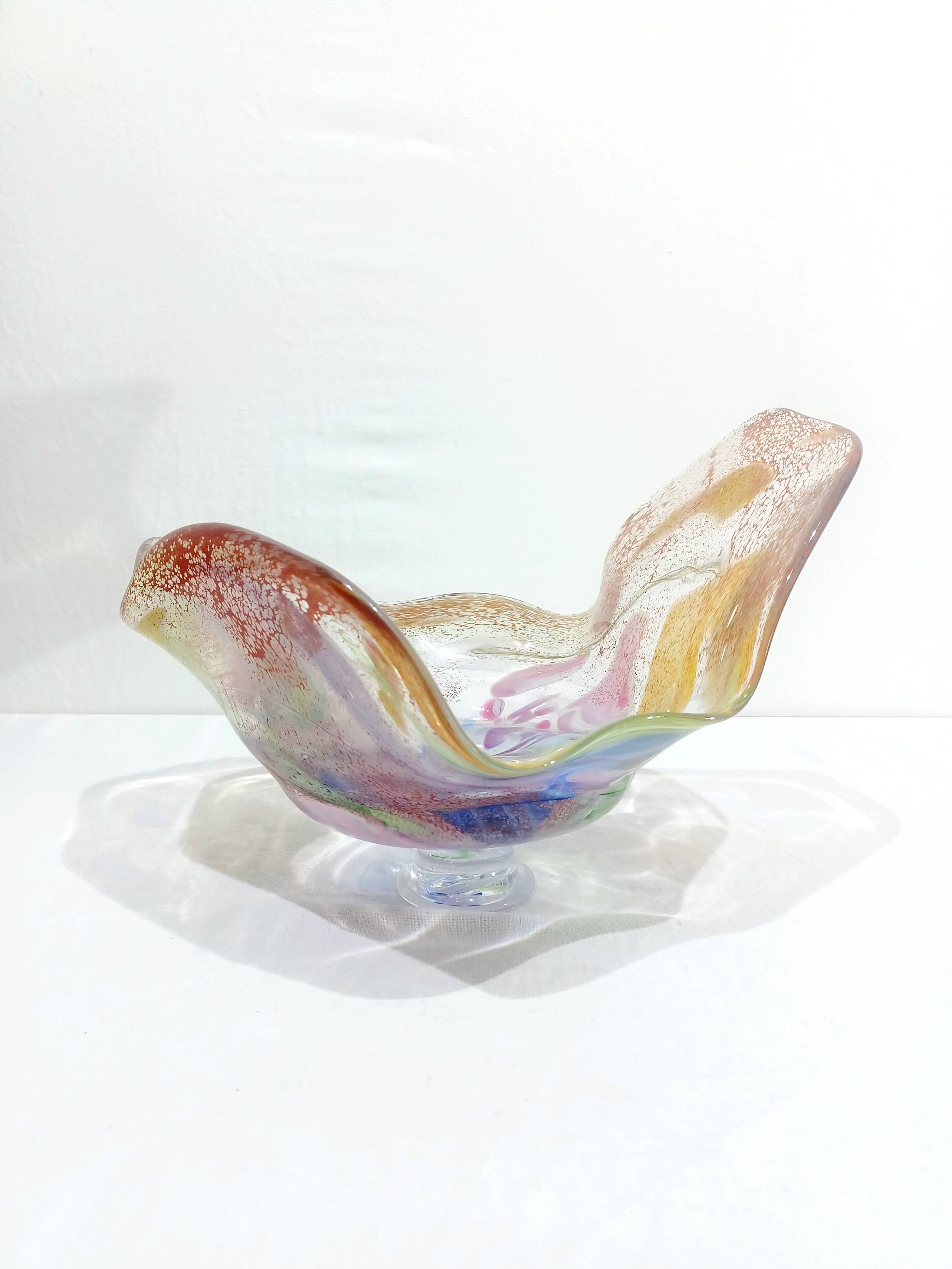 Coupe en verre soufflé Murano