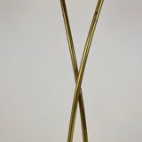 Lampadaire Art déco en laiton, années 1930