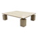 Sculptural coffee table in travertine - Attributed to Piero De Longhi, It