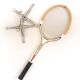 Wooden tennis racket