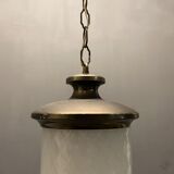 Italian murano glass pendants lights, set of 2