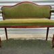 Green sofa bench