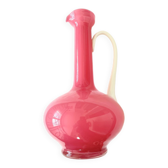 Vase vintage verre de Venise rose
