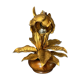 Lampe annees 50/60 fleur