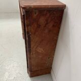 Louis Philippe fireplace in red breccia marble, 19th century