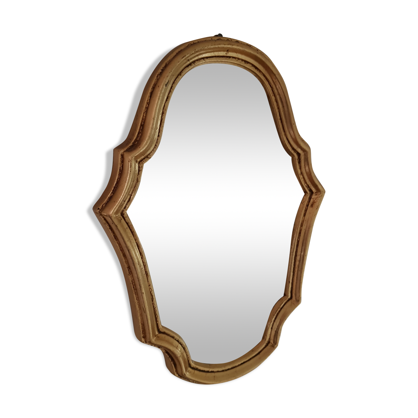 Miroir doré - 31x21cm