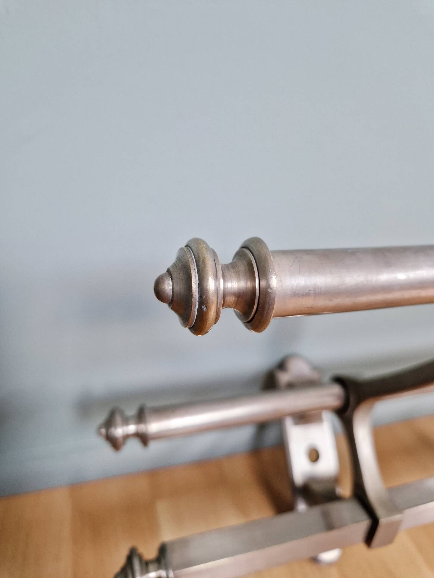 Nickel-plated Art Deco coat rack, 1920s