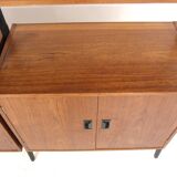 Scandinavian "double" teak bookcase, Sweden, 1950
