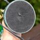 Lampe de banquier socle en marbre vert