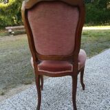 Louis Philippe style velvet chair