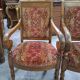 Pair of walnut armchairs – Restoration/Charles X period – 19th century