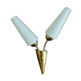Apply Double Vintage An. 60 Tulip Mid-Century Modern Sconces