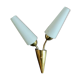 Apply Double Vintage An. 60 Tulip Mid-Century Modern Sconces