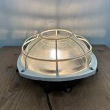 Industrial bakelite wall or ceiling light from Elektrosvit, 1980s