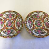 Asian Porcelain Plates Floral Decor
