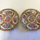 Asian Porcelain Plates Floral Decor