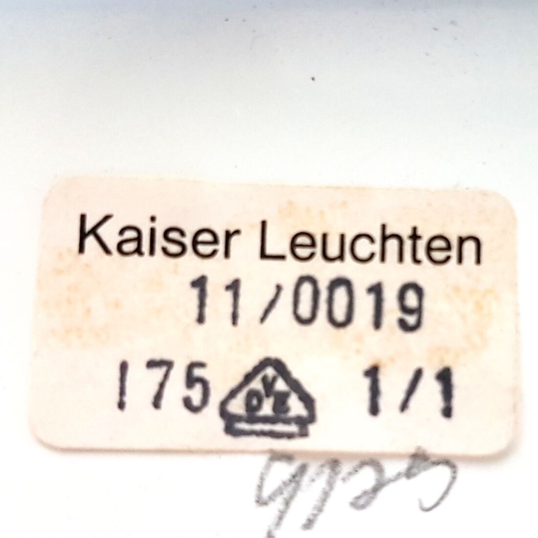 Kaiser leuchten ice glass wall lamp