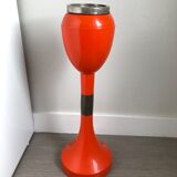 Vintage orange-footed ashtray