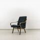 Black Armchair By Jaroslav Šmídek For Ton, Czechoslovakia, 1960’s