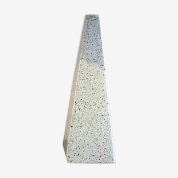 Brussels porcelain lamp foot vintage terrazzo pattern from the 70s