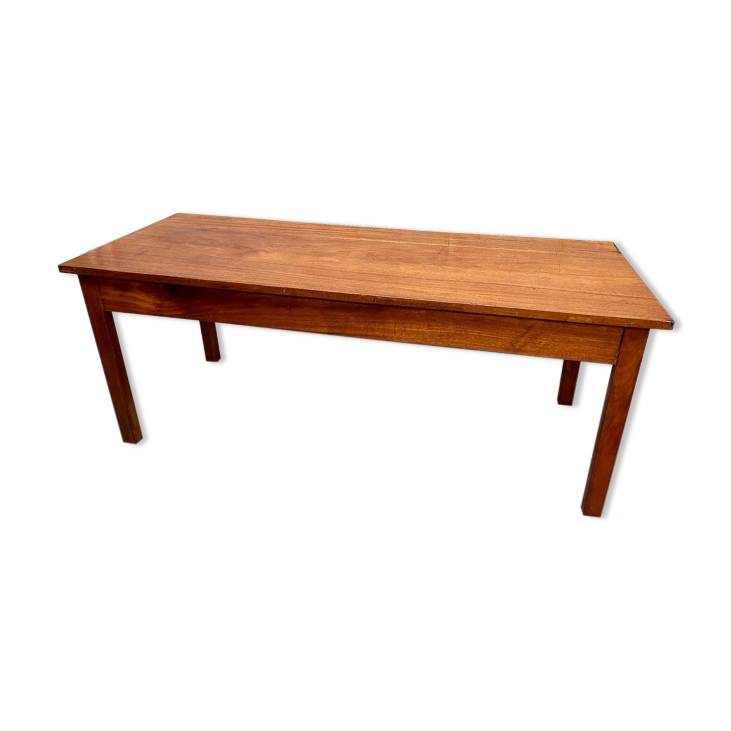 Mahogany farmhouse table 1950