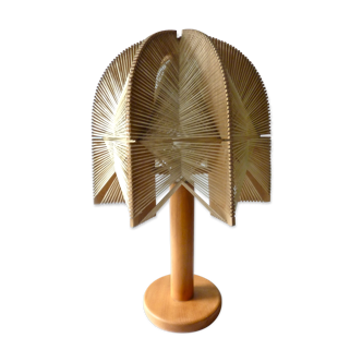 Scandinavian lamp in wood and son of the 1960s