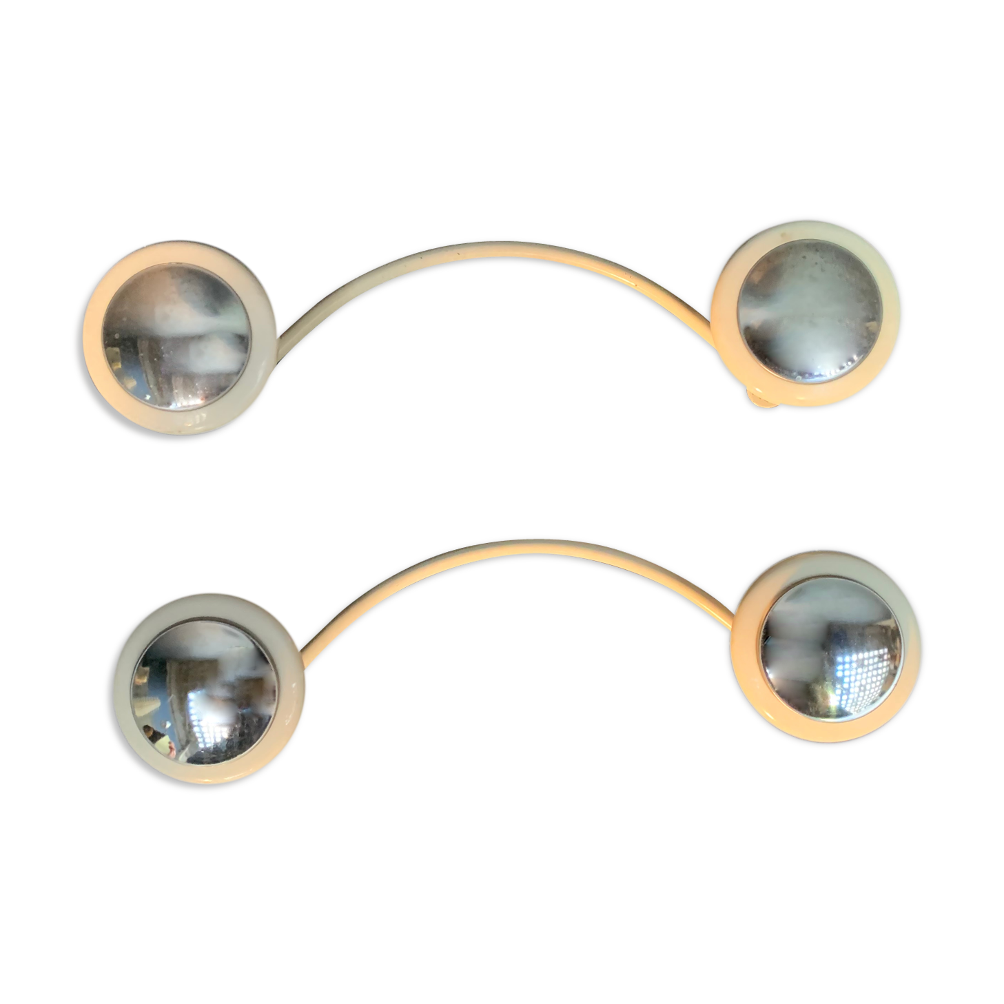 Coat rack, pair of patère design 1960