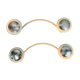 Coat rack, pair of patère design 1960