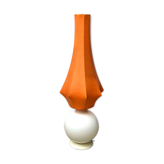 Esperia large lamp in glass and cocoon, 1960s