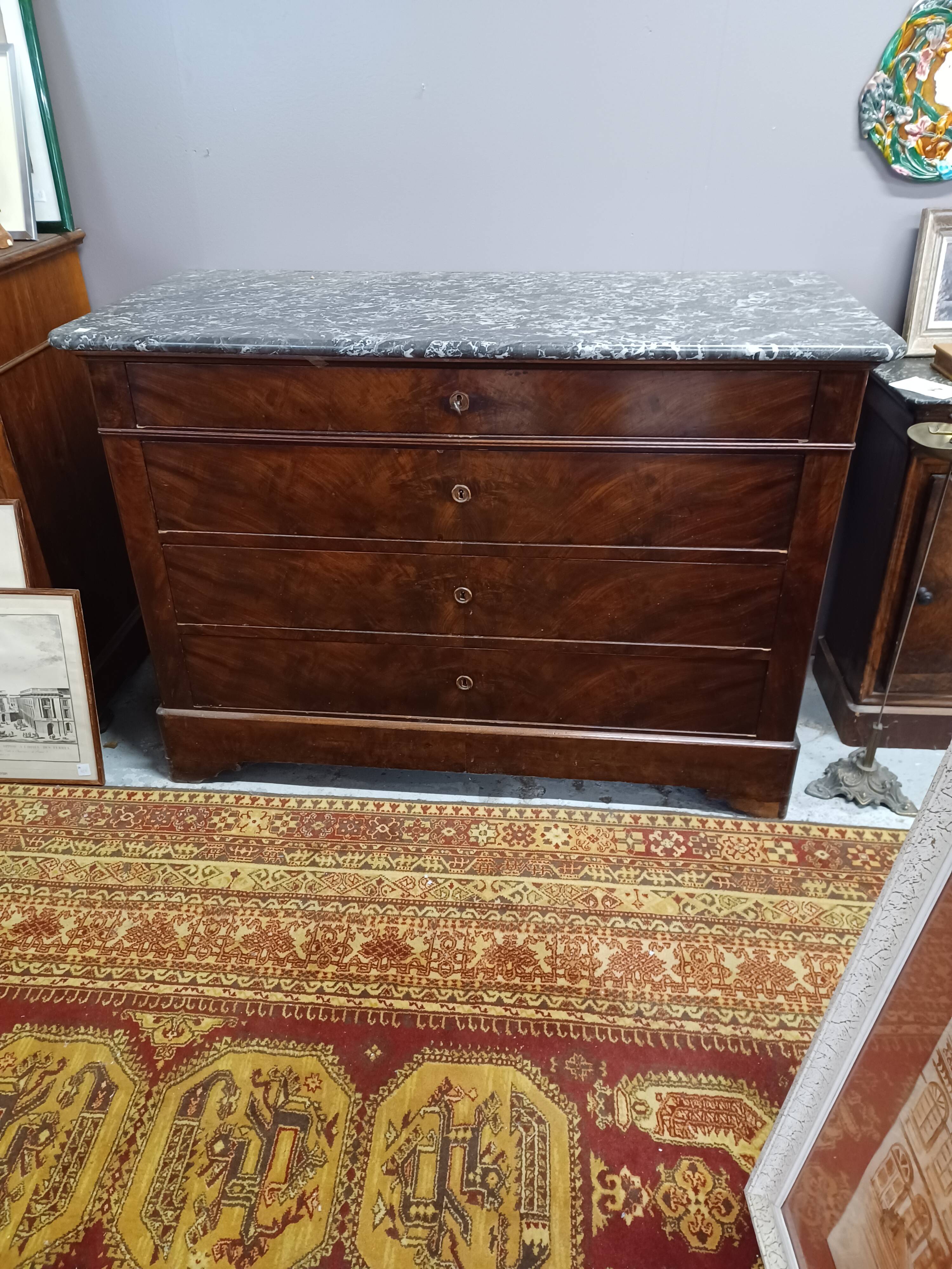 Commode Louis Philippe en acajou