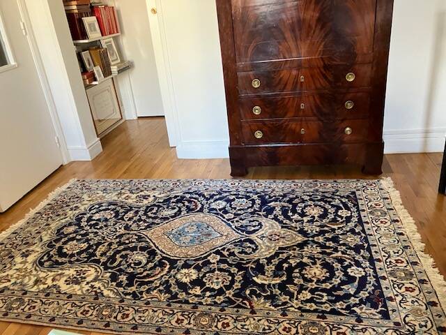 Hand-knotted Oriental rug