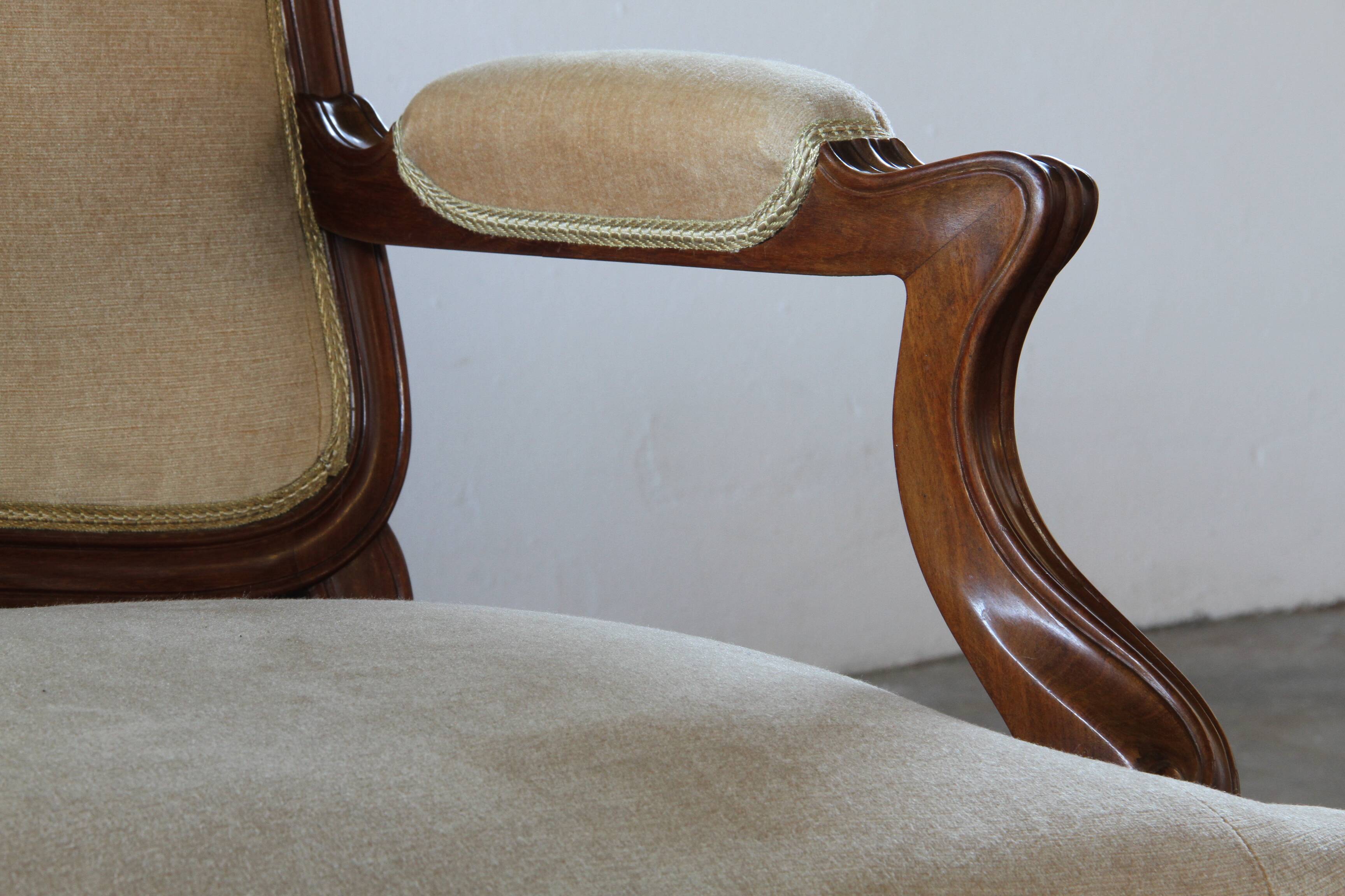 Antique Louis XV style 19th century Sofa, French