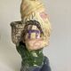 Plaster garden gnome