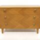 Commode scandinave en orme, Swedish modern, Suède, 1940
