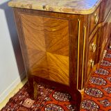Commode Style Transition Louis XV marqueterie et bronze