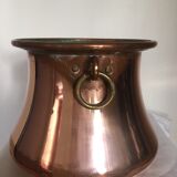 Cache pot en cuivre  17 x 24 cm
