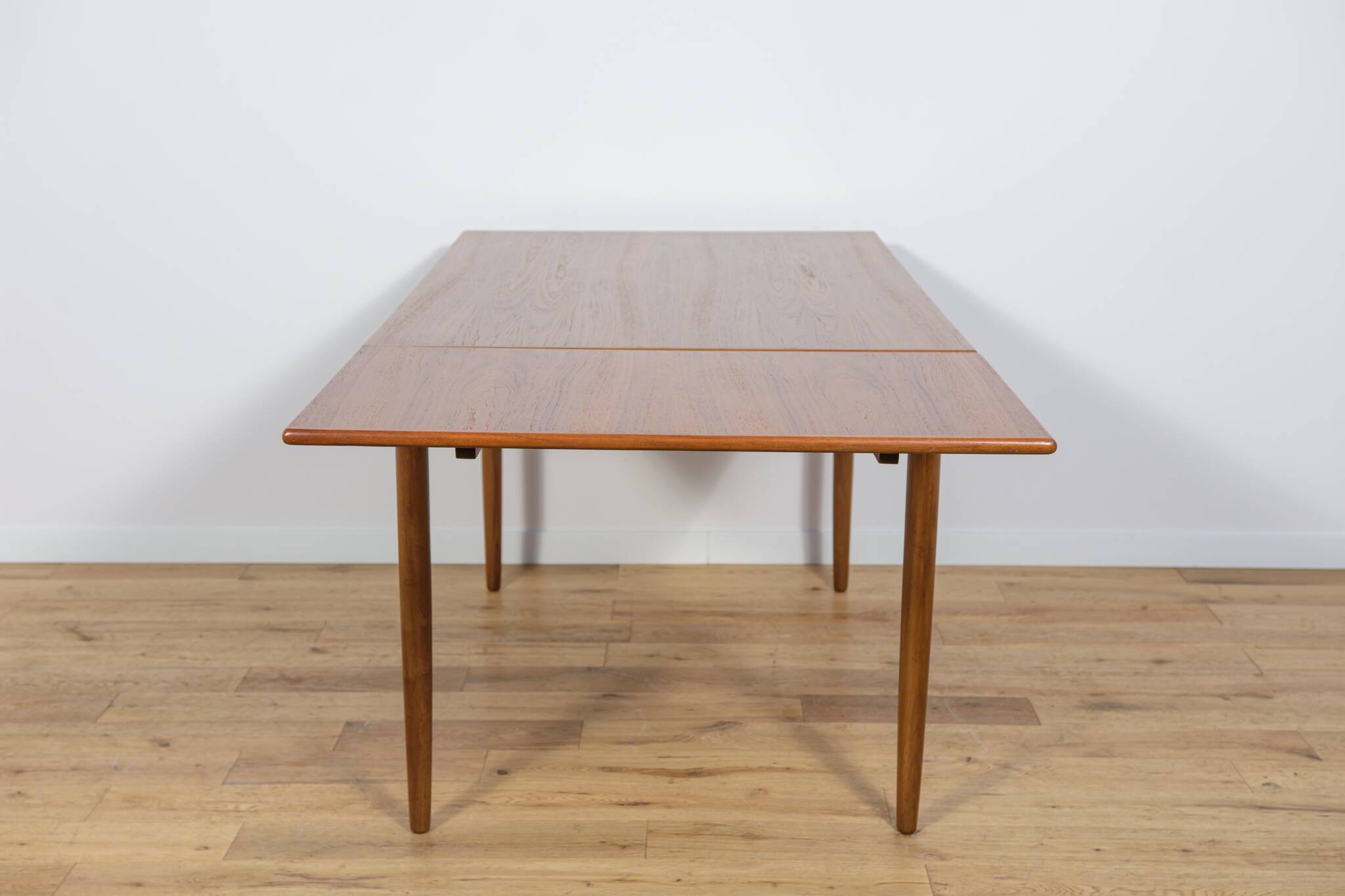 Mid Century Teak Extendable Dining Table, Denmark, 1960s