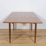 Mid Century Teak Extendable Dining Table, Denmark, 1960s