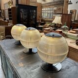 Suite of 3 70s holophanes