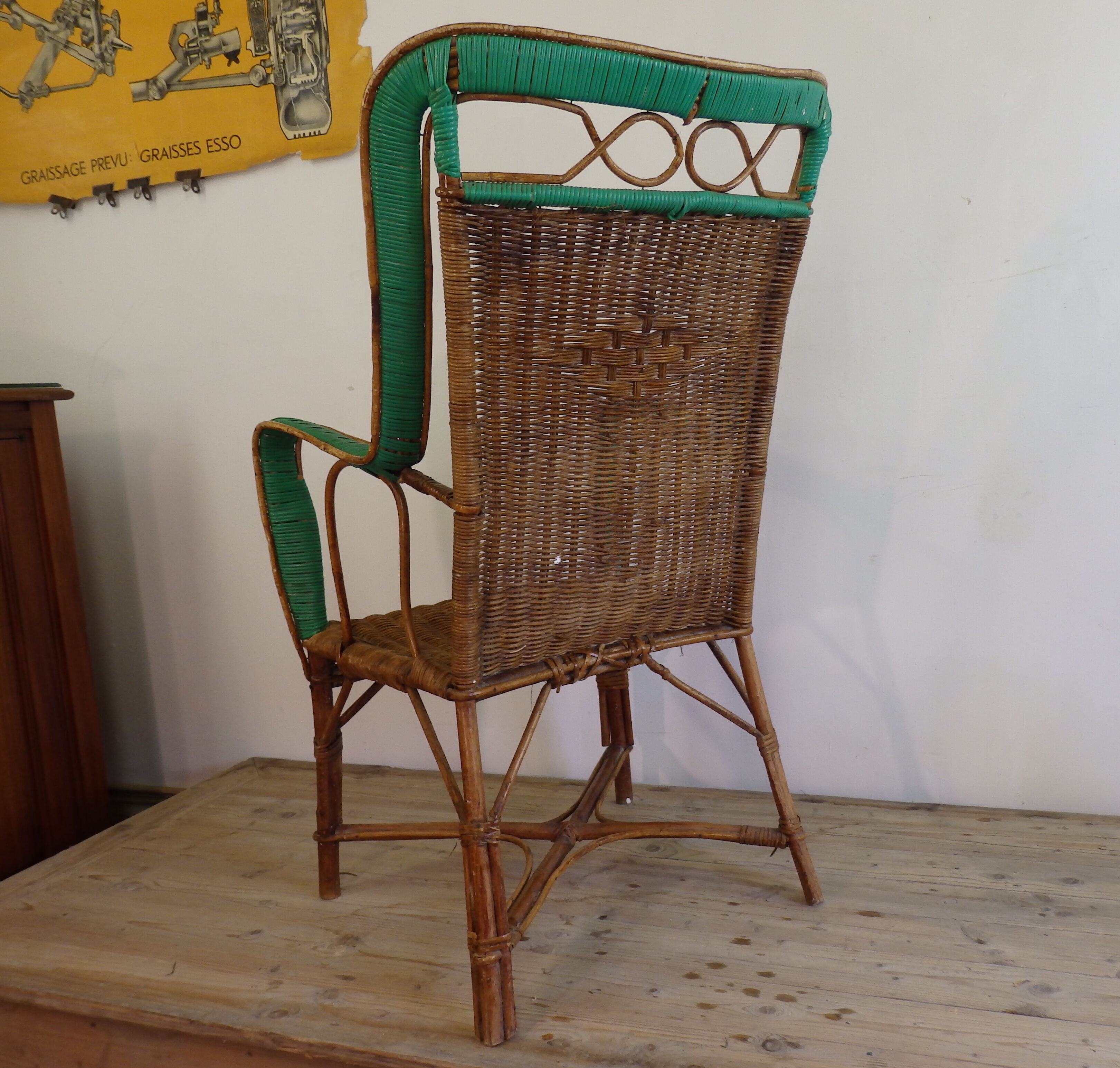 Fauteuil en rotin