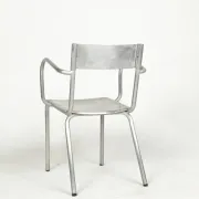 Aluminium armchairs by Castagna, Sale Marasino, Italy, 1930s - set of 2